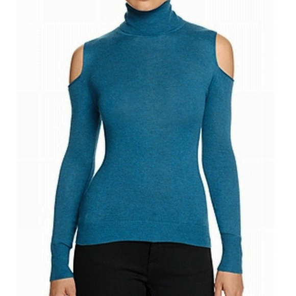 T Tahari Sweaters - LAST ! M Tahari Flynn Cold Shoulder Turtleneck NWT